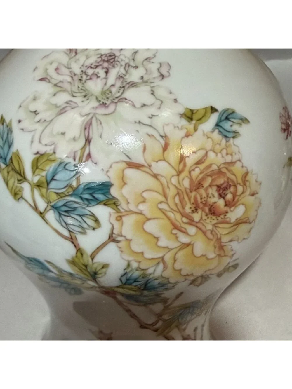 Vintage 80s Lenox Polychrome Peony Ch'ing Smithsonian Reproduction 11